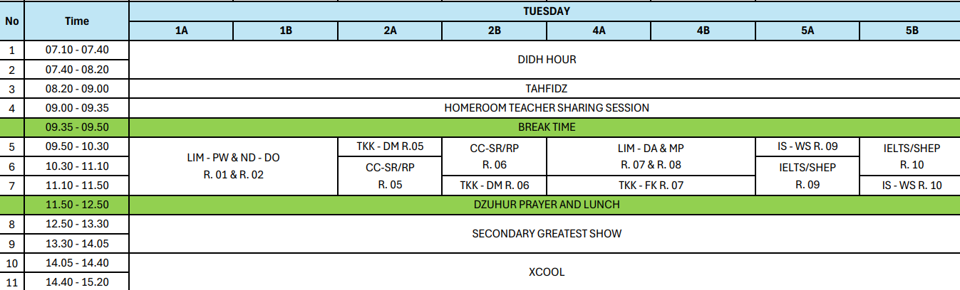 Schedule 2
